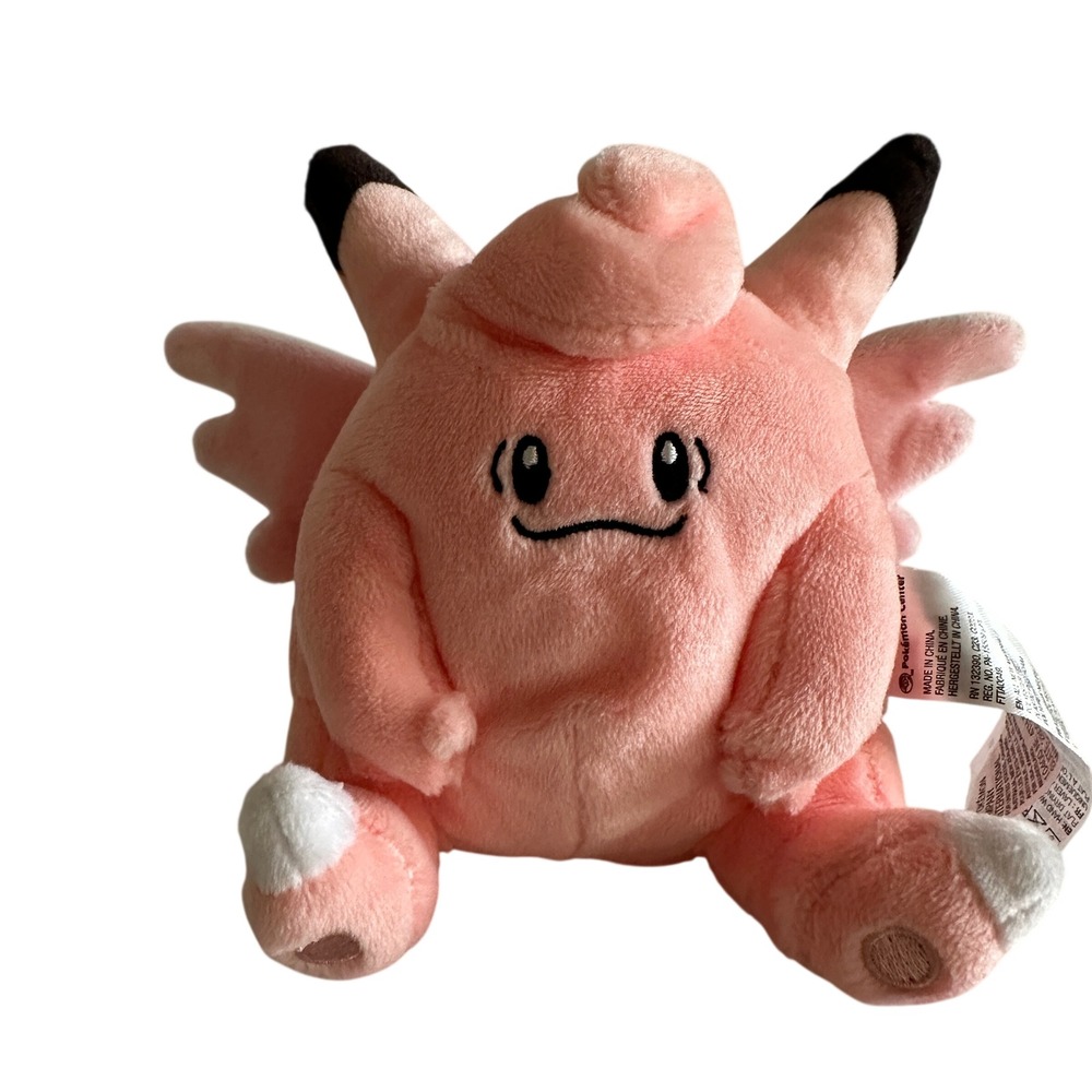 Pokemon Center Clefable Sitting Cuties Plush Stuffed Animal